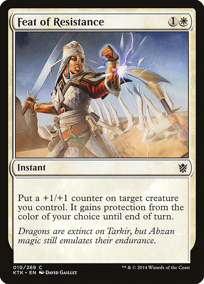 Feat of Resistance [Khans of Tarkir] [Foil]