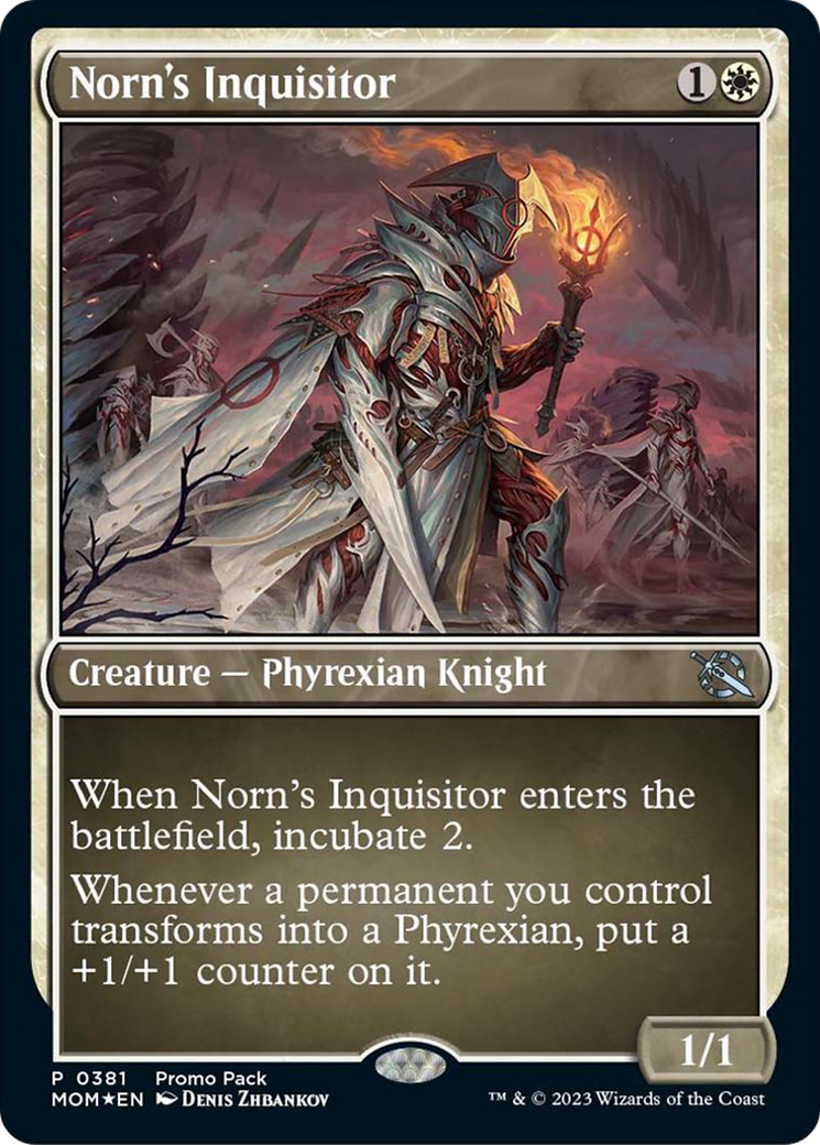 Norn's Inquisitor (Promo Pack) [March of the Machine Promos] [Foil]