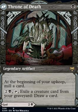 Egon, God of Death // Throne of Death [Kaldheim] [Foil]