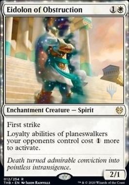 Eidolon of Obstruction (Promo Pack) [Theros Beyond Death Promos] [Foil]
