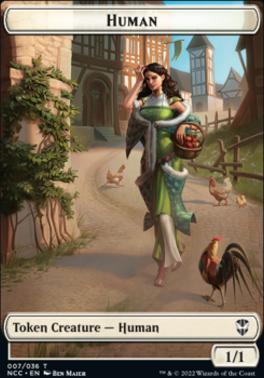 Eldrazi Spawn // Human Double-Sided Token [Streets of New Capenna Commander Tokens]