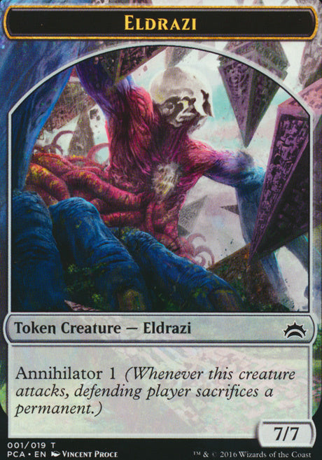 Eldrazi Spawn (003) // Eldrazi Double-Sided Token [Planechase Anthology Tokens]