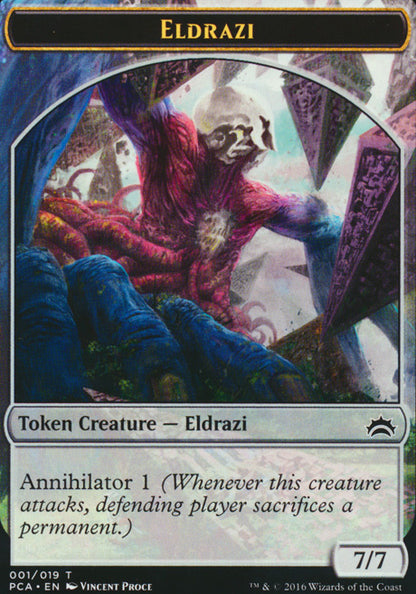 Eldrazi Spawn (003) // Eldrazi Double-Sided Token [Planechase Anthology Tokens]