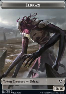 Servo // Eldrazi Double-Sided Token [The Brothers' War Commander Tokens]