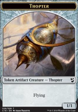 Elemental // Thopter (026) Double-Sided Token [Commander 2018 Tokens]