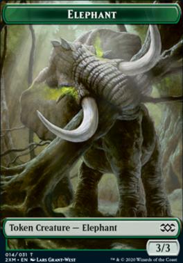Angel // Elephant Double-Sided Token [Double Masters Tokens]