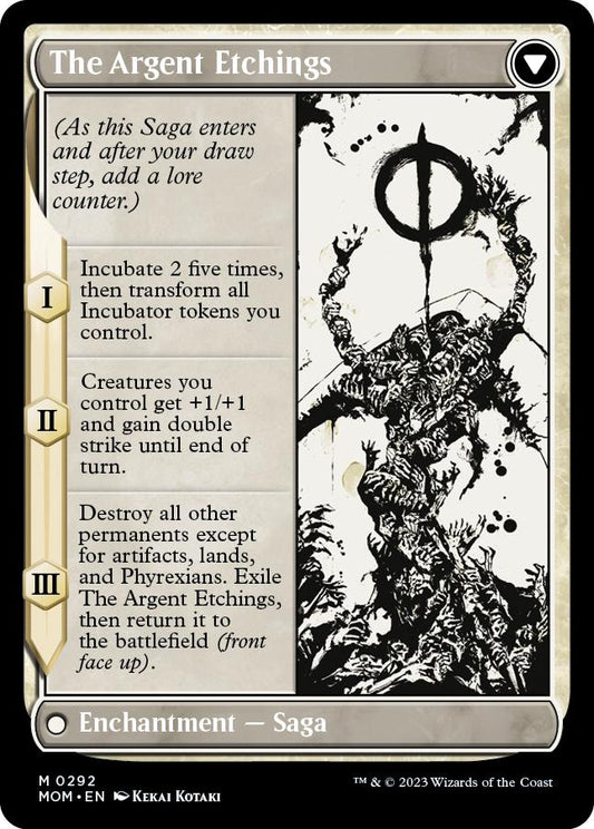 Elesh Norn // The Argent Etchings (Showcase Planar Booster Fun) [March of the Machine] [Foil]