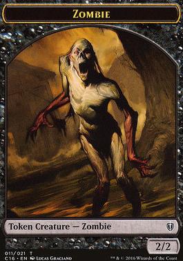 Goblin // Zombie Double-Sided Token [Commander 2016 Tokens]