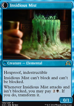 Elusive Tormentor // Insidious Mist [Shadows over Innistrad] [Foil]