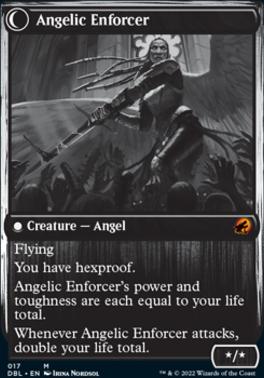 Enduring Angel // Angelic Enforcer [Innistrad: Double Feature] [Foil]