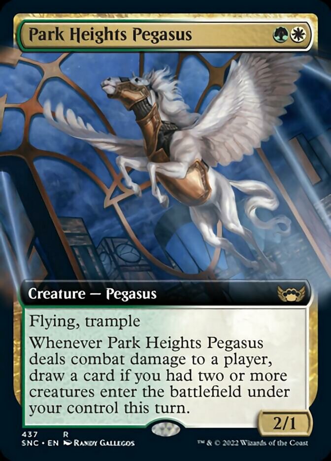 Park Heights Pegasus (Extended Art) [Streets of New Capenna] [Foil]