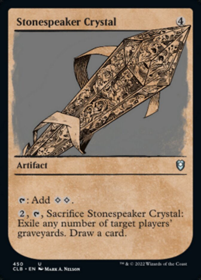 Stonespeaker Crystal (Showcase) [Commander Legends: Battle for Baldur's Gate] [Foil]