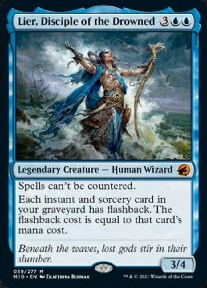 Lier, Disciple of the Drowned [Innistrad: Midnight Hunt] [Foil]