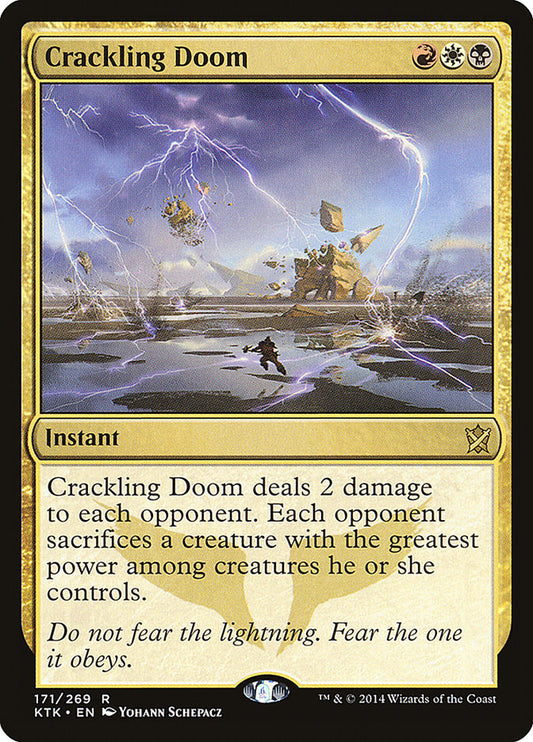 Crackling Doom [Khans of Tarkir] [Foil]