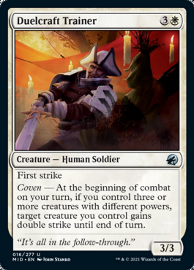 Duelcraft Trainer [Innistrad: Midnight Hunt] [Foil]