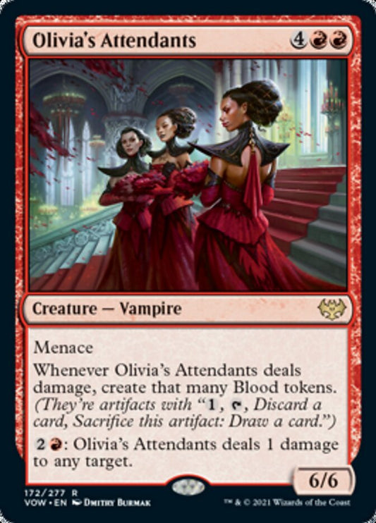 Olivia's Attendants [Innistrad: Crimson Vow] [Foil]