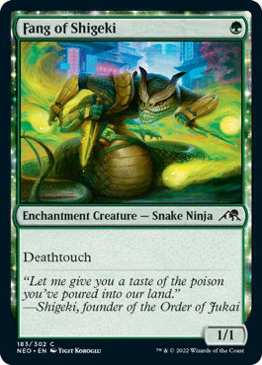 Fang of Shigeki [Kamigawa: Neon Dynasty] [Foil]