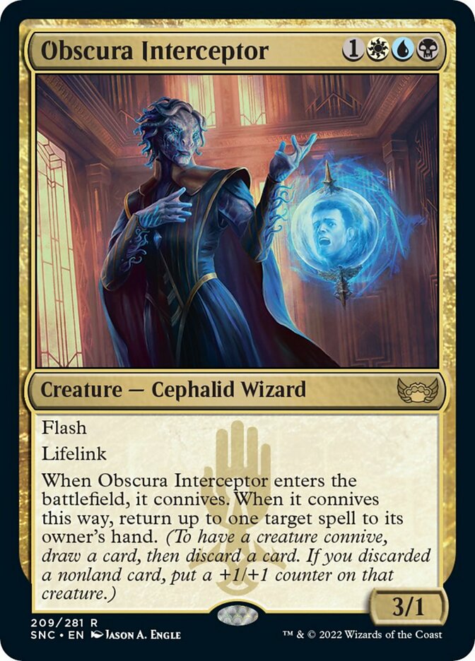 Obscura Interceptor [Streets of New Capenna] [Foil]