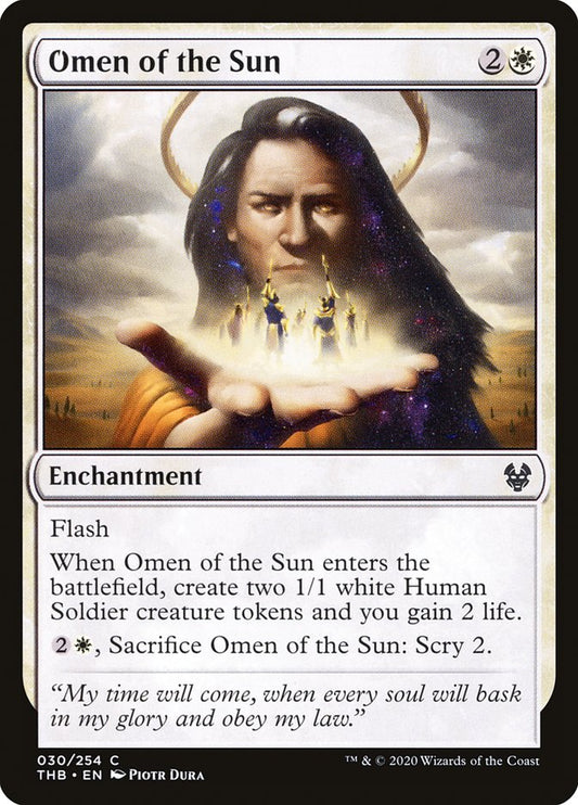 Omen of the Sun [Theros Beyond Death] [Foil]