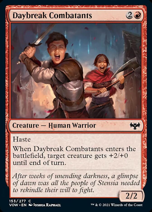 Daybreak Combatants [Innistrad: Crimson Vow] [Foil]
