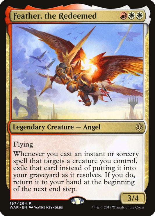 Feather, the Redeemed (Promo Pack) [War of the Spark Promos] [Foil]