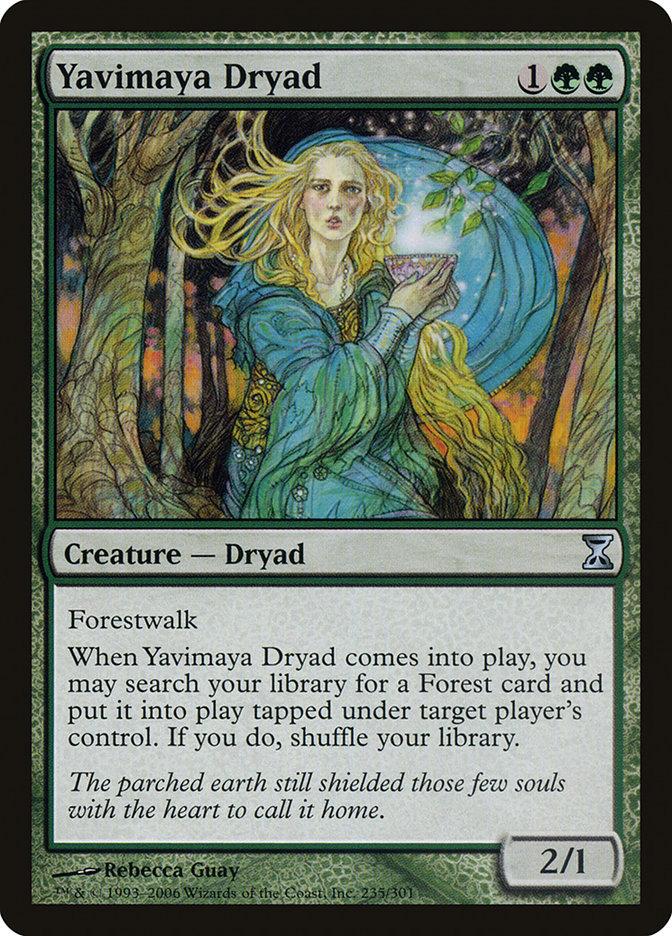 Yavimaya Dryad [Time Spiral] [Foil]