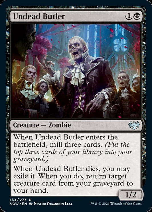 Undead Butler [Innistrad: Crimson Vow] [Foil]