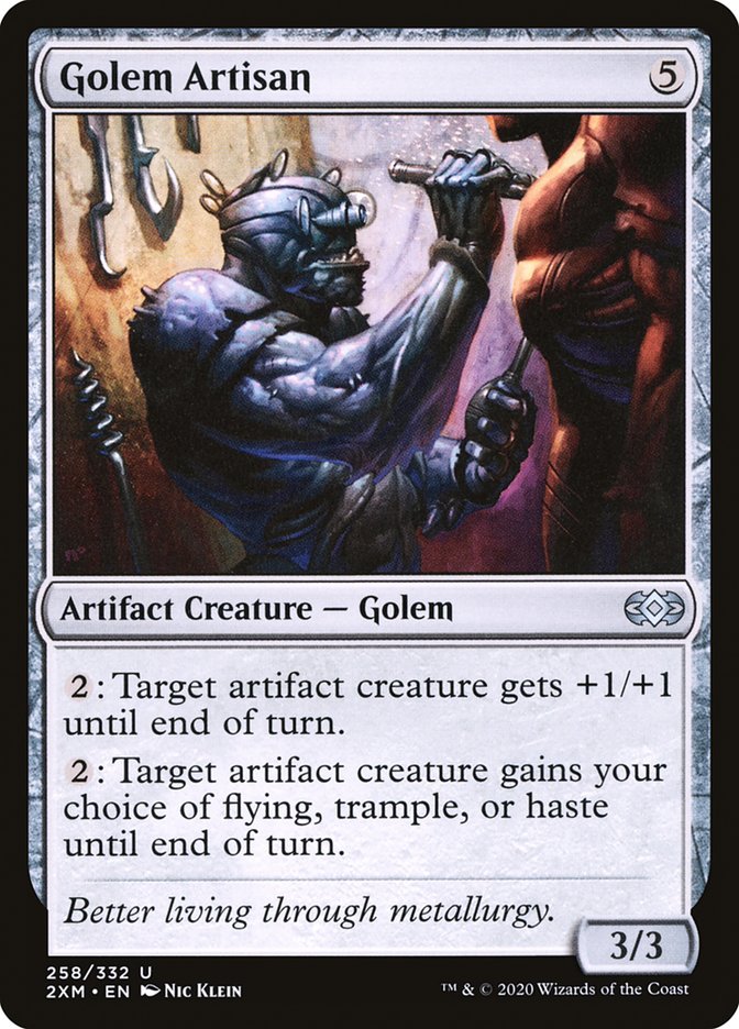 Golem Artisan [Double Masters] [Foil]