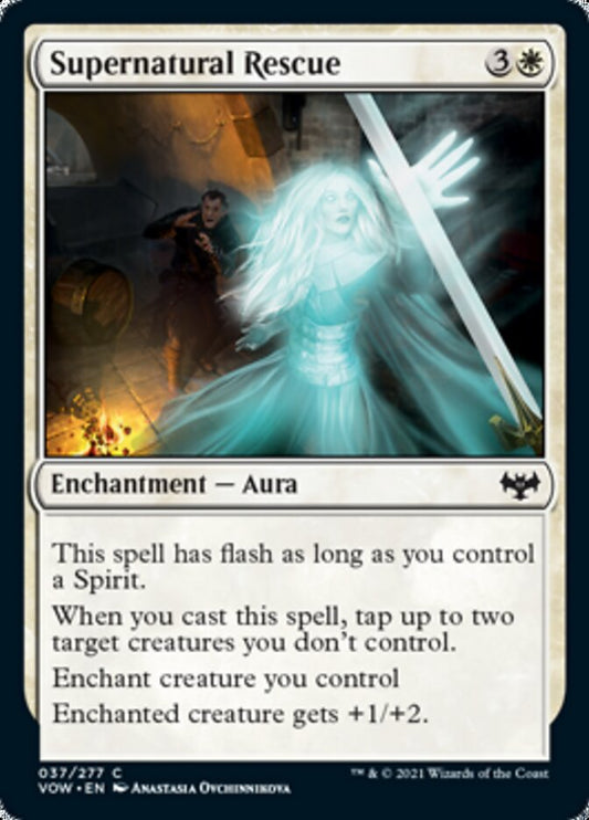 Supernatural Rescue [Innistrad: Crimson Vow] [Foil]