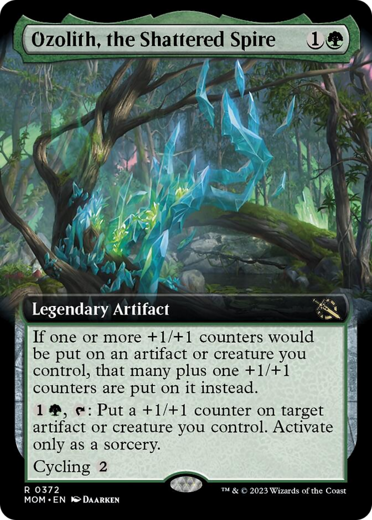 Ozolith, the Shattered Spire (Extended Art) [March of the Machine] [Foil]