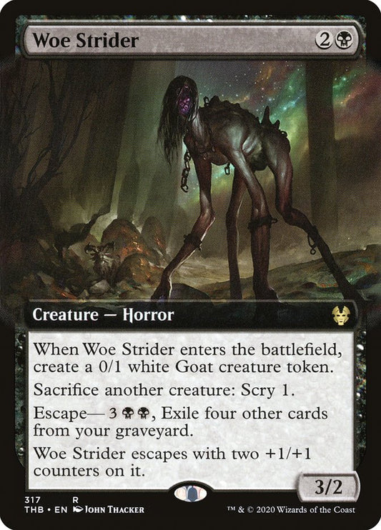 Woe Strider (Extended Art) [Theros Beyond Death] [Foil]