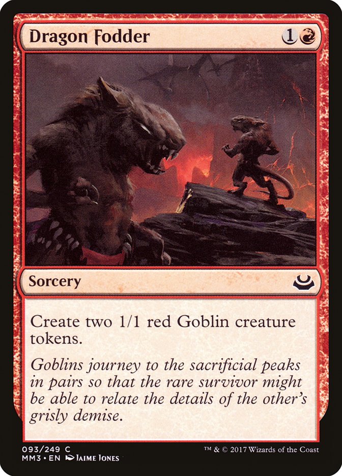 Dragon Fodder [Modern Masters 2017] [Foil]