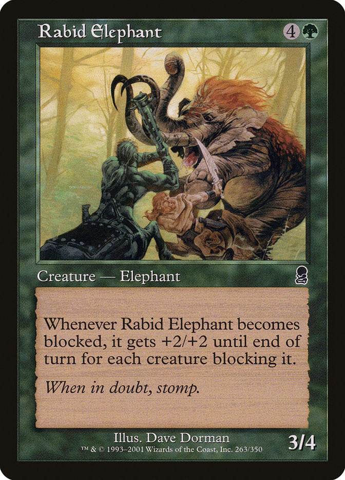 Rabid Elephant [Odyssey] [Foil]