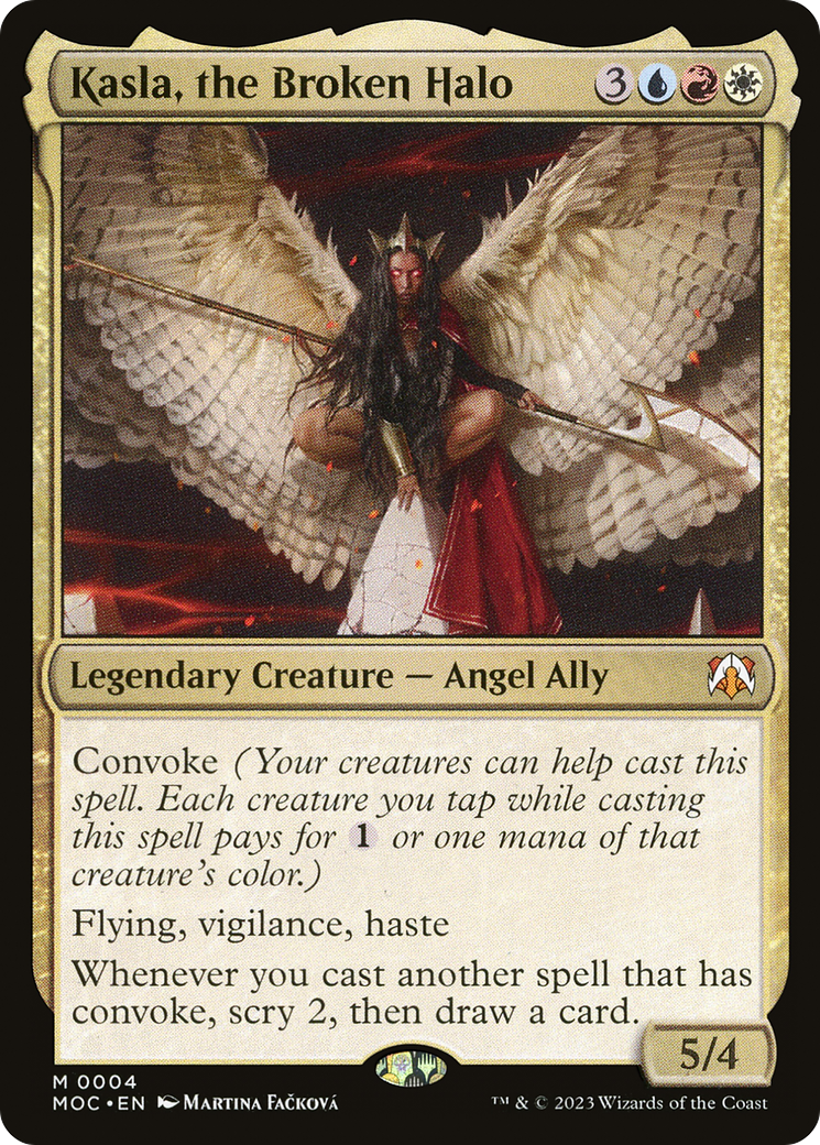 Kasla, the Broken Halo [March of the Machine Commander] [Foil]