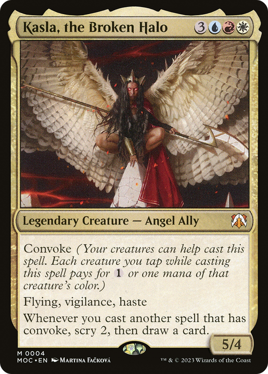 Kasla, the Broken Halo [March of the Machine Commander] [Foil]