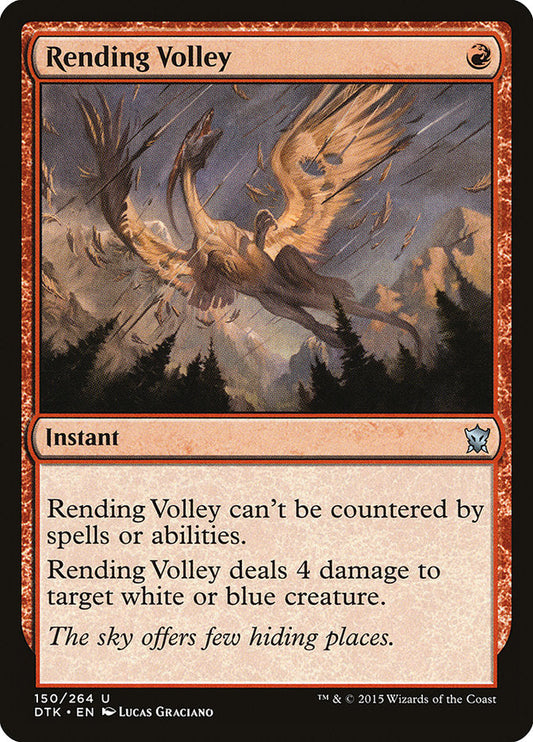 Rending Volley [Dragons of Tarkir] [Foil]