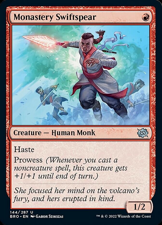 Monastery Swiftspear [The Brothers' War] [Foil]