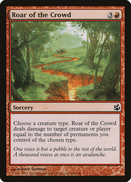 Roar of the Crowd [Morningtide] [Foil]