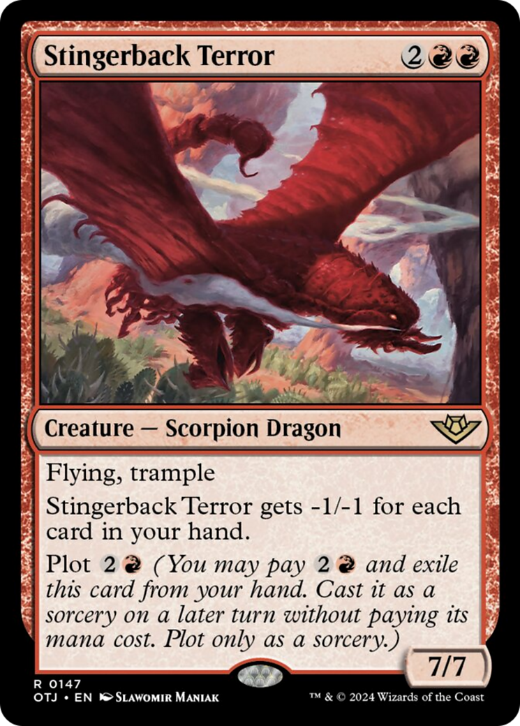 Stingerback Terror [Outlaws of Thunder Junction] [Foil]
