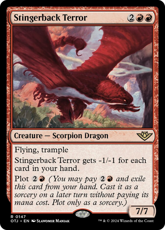 Stingerback Terror [Outlaws of Thunder Junction] [Foil]