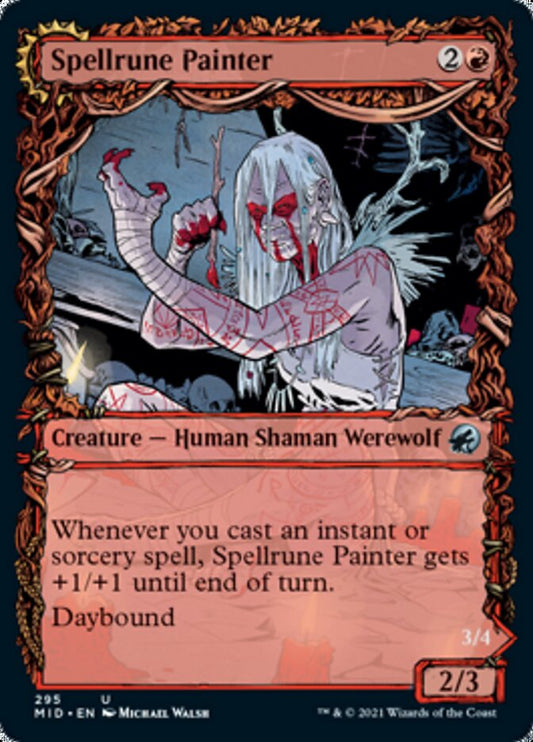Spellrune Painter // Spellrune Howler (Showcase Equinox) [Innistrad: Midnight Hunt] [Foil]