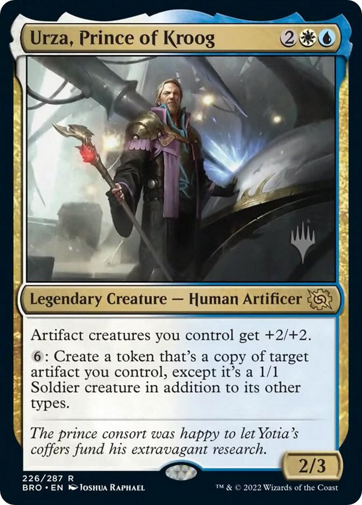 Urza, Prince of Kroog (Promo Pack) [The Brothers' War Promos] [Foil]