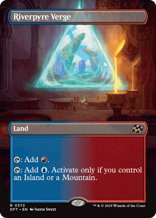 Riverpyre Verge (Borderless) [Aetherdrift] [Foil]