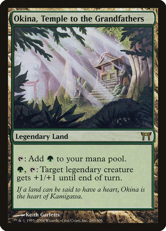 Okina, Temple to the Grandfathers [Champions of Kamigawa] [Foil]