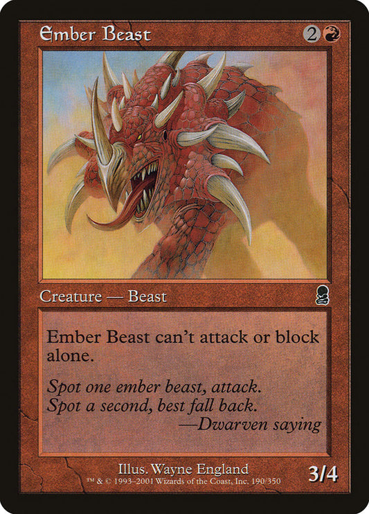Ember Beast [Odyssey] [Foil]