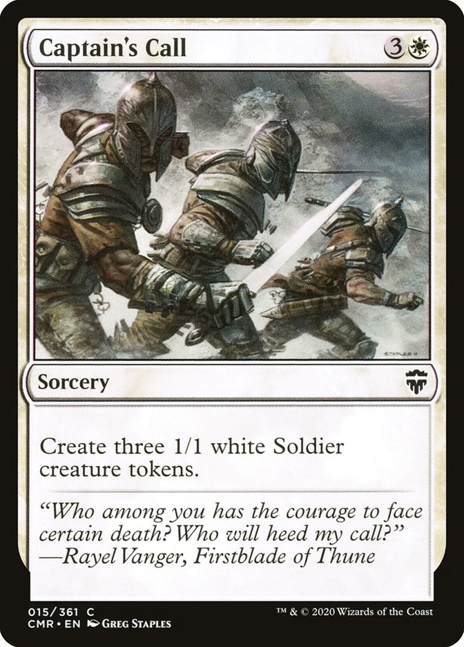 Captain's Call [Commander Legends] [Foil]