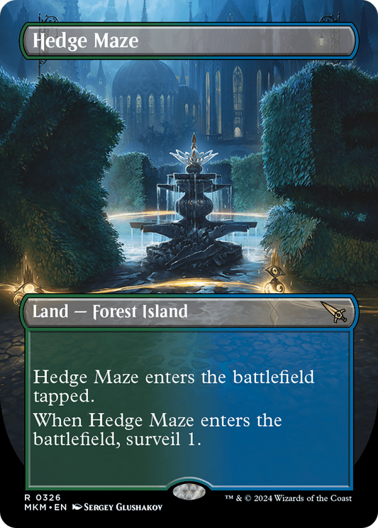 Hedge Maze (Borderless) [Murders at Karlov Manor] [Foil]