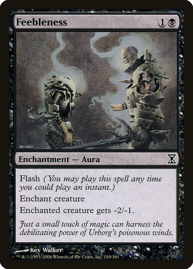 Feebleness [Time Spiral] [Foil]