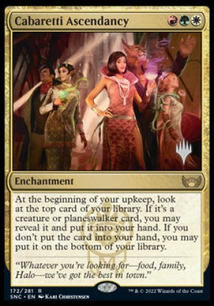 Cabaretti Ascendancy (Promo Pack) [Streets of New Capenna Promos] [Foil]