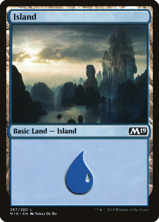 Island (267) [Core Set 2019] [Foil]